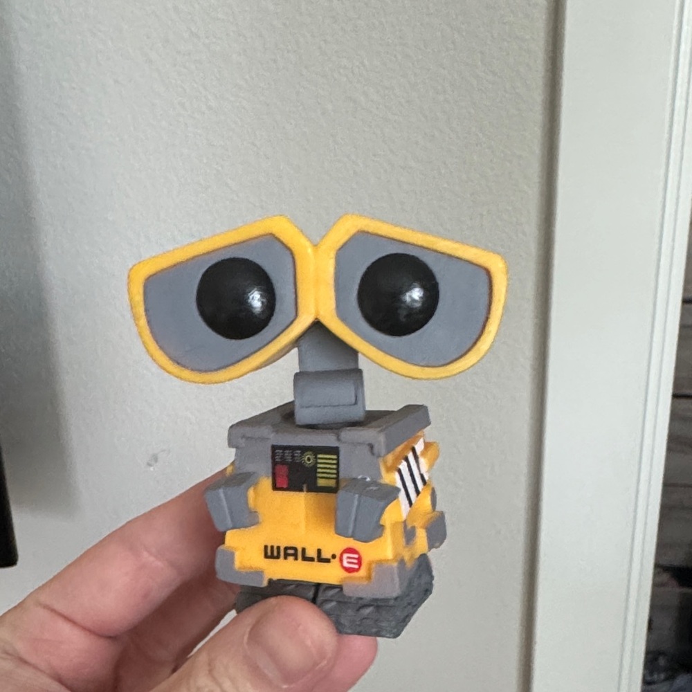 WALL-E Funko POP with Yellow and Gray Accents